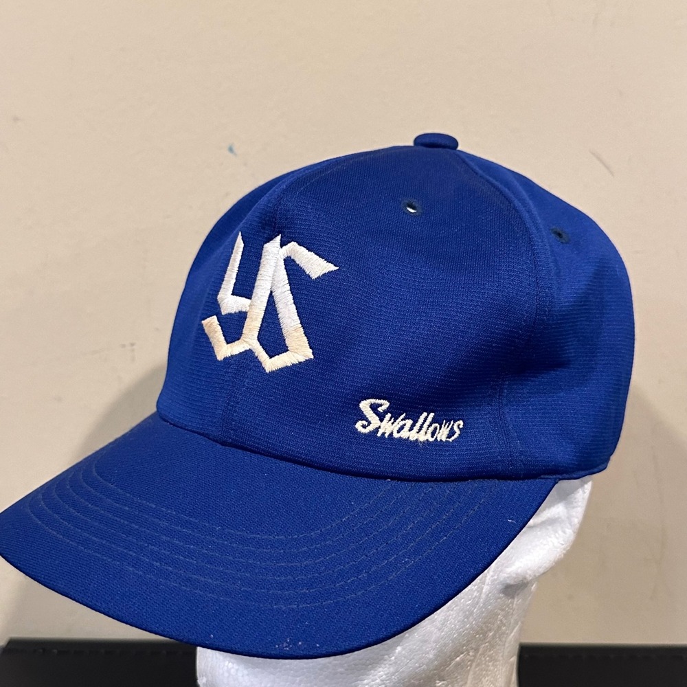 Yakult Swallows NPB Baseball Hat Blue Adjustable Strapback Cap Cross Co Japan